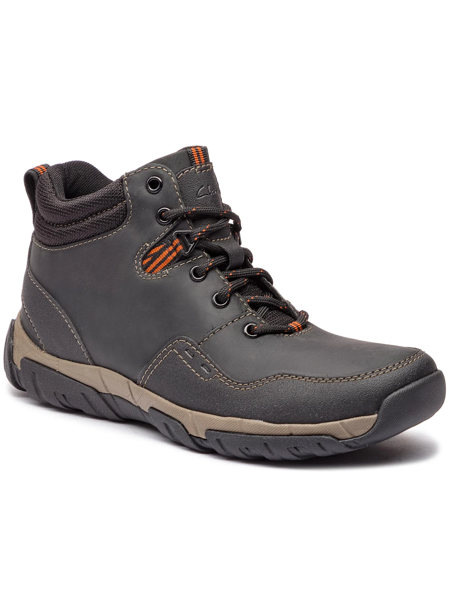 Черевики чоловічі Clarks Walbeck Top II чорні трекінгові шкіряні водонепроникні